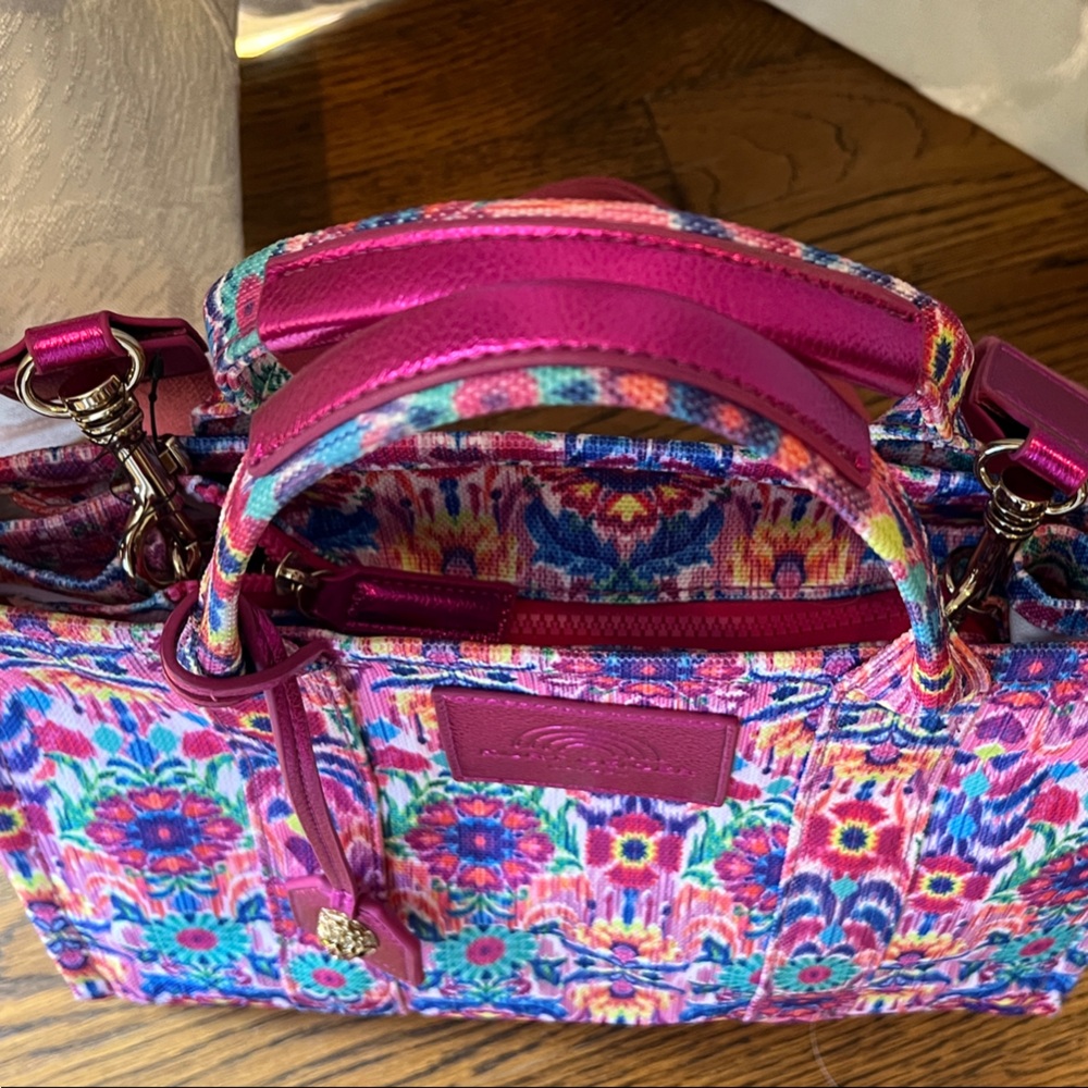Limited Edition Kurt Geiger x Matthew Williamson Colorful Patterned Tote Bag - Picture 4 of 16